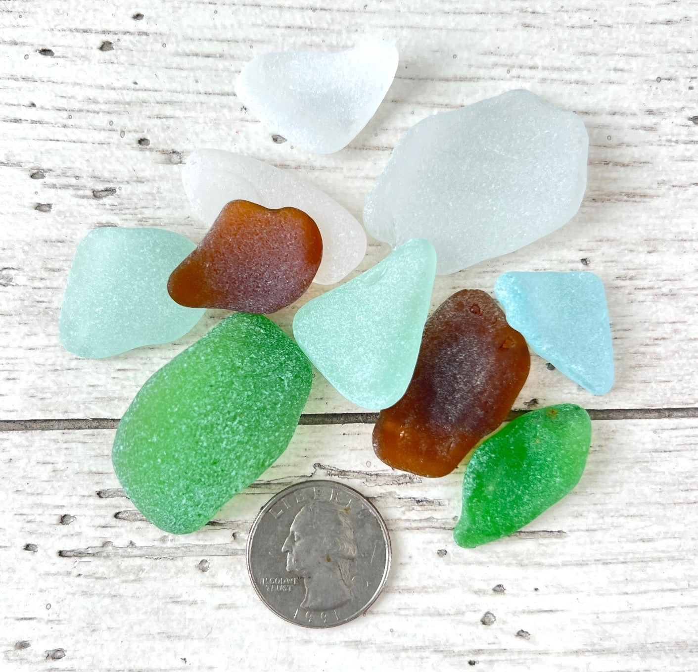 Sea Glass Assortment - 5 or 10 Pieces