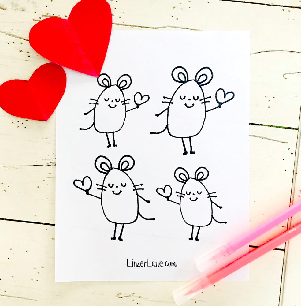Printable Valentine's Day Coloring Book
