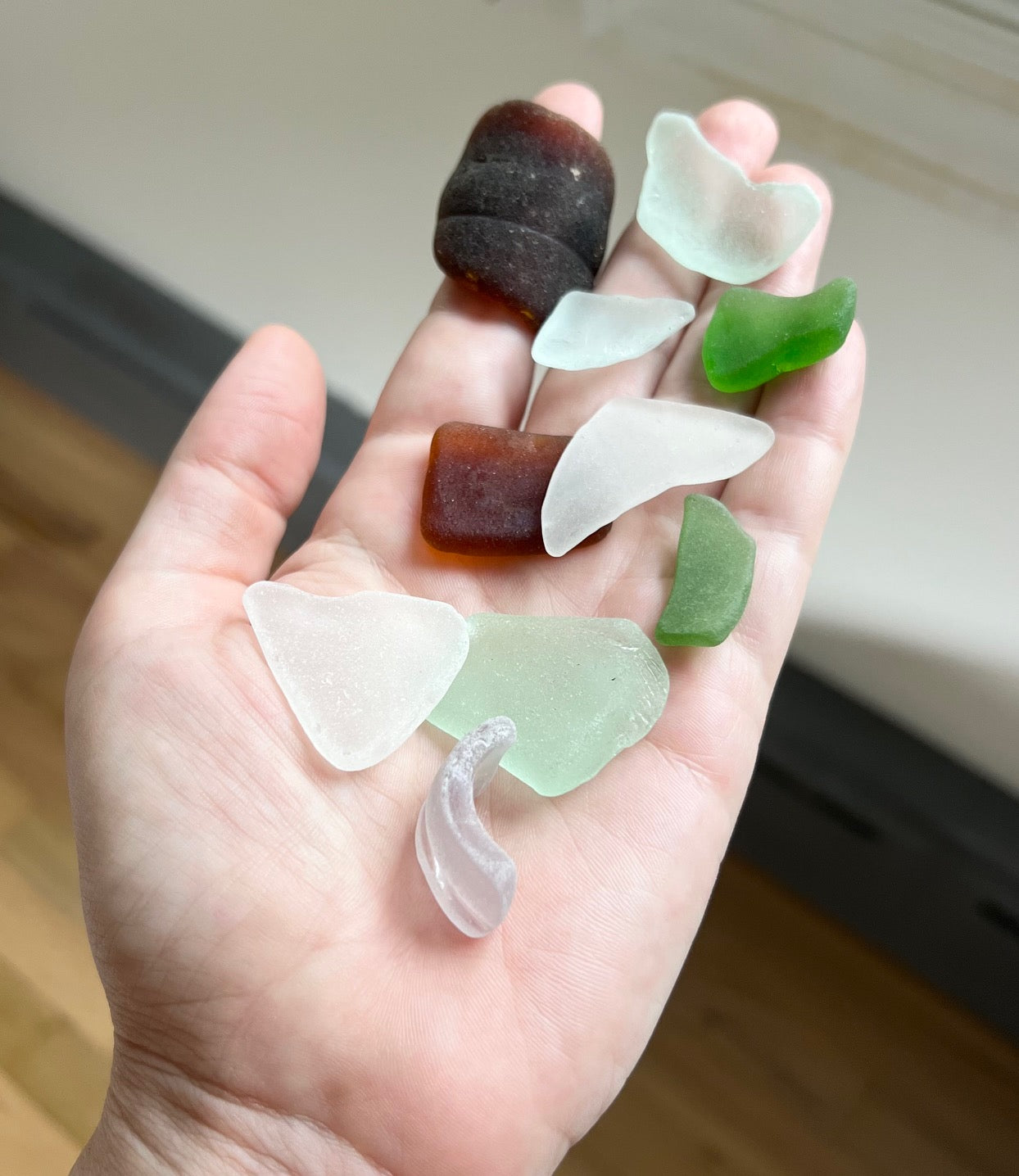 Sea Glass Assortments from the NJ Shore for Crafting or Decorating | 10 Pieces