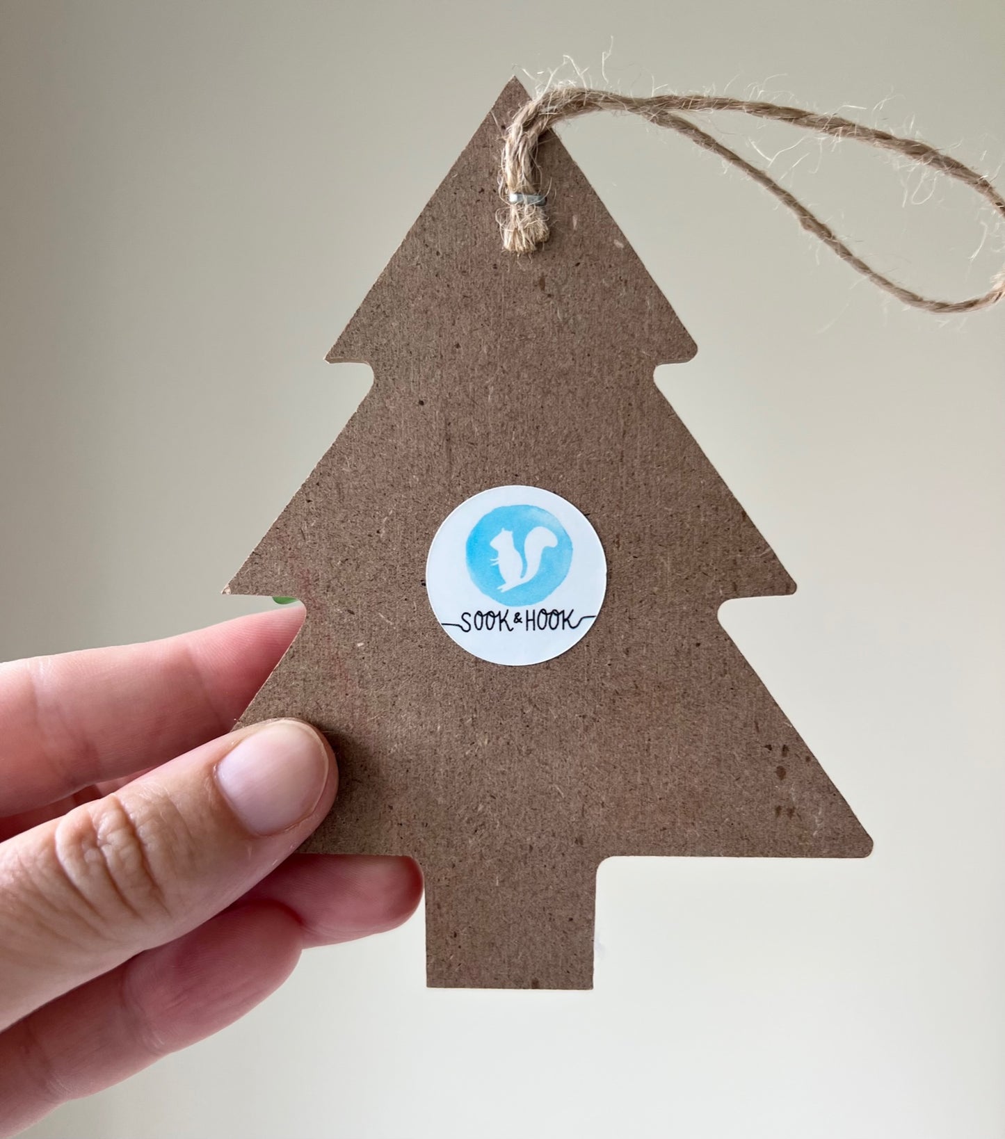 Scandinavian Tree Sea Glass Ornament