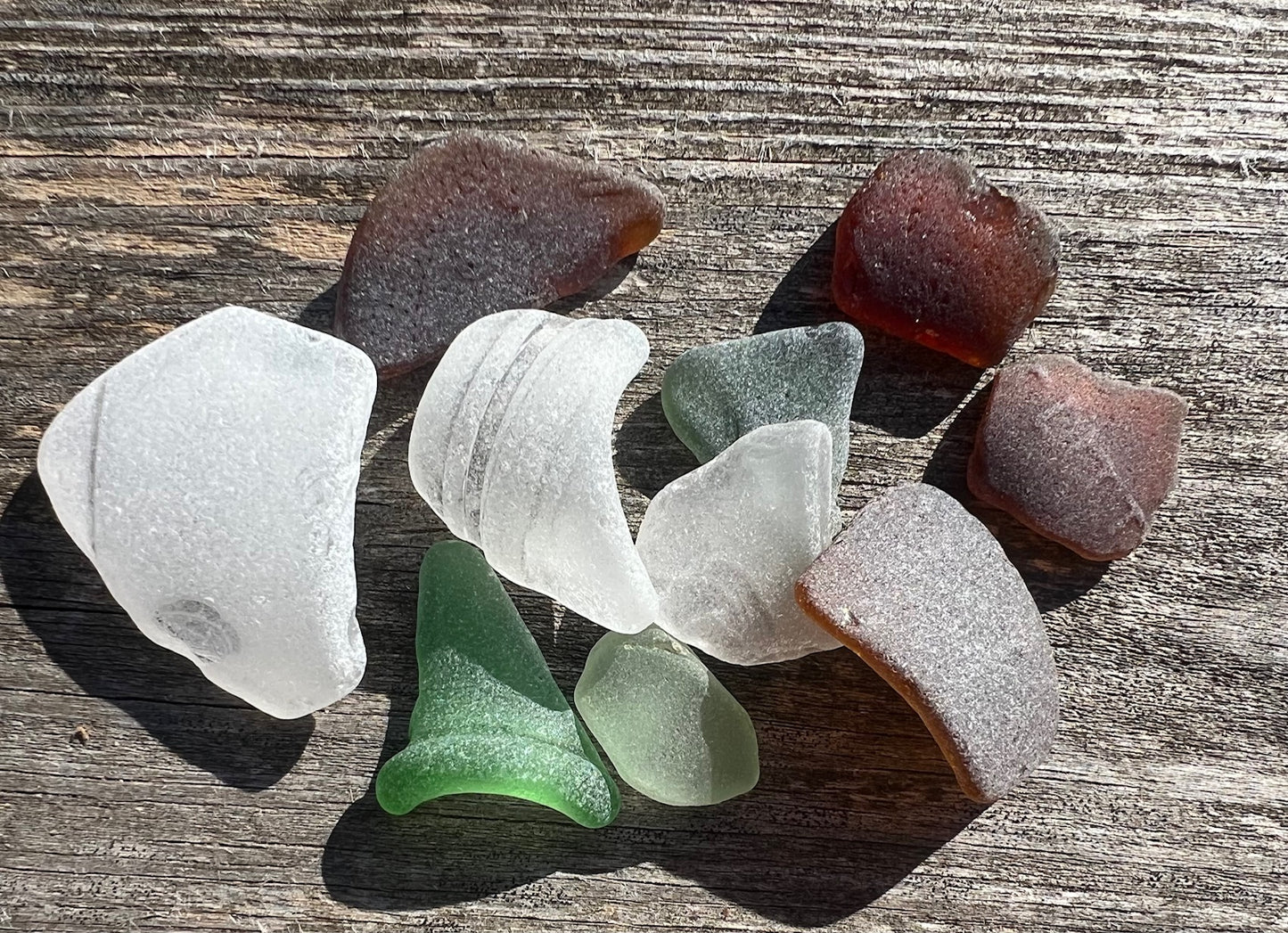 Sea Glass Assortments from the NJ Shore for Crafting or Decorating | 10 Pieces