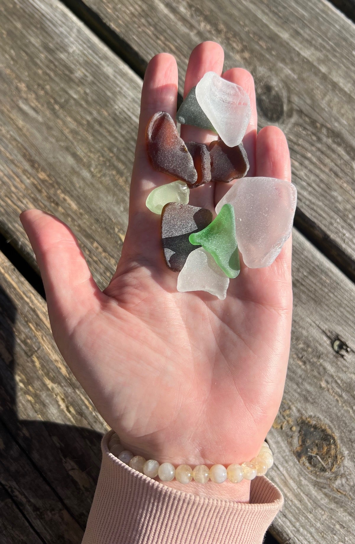 Sea Glass Assortments from the NJ Shore for Crafting or Decorating | 10 Pieces