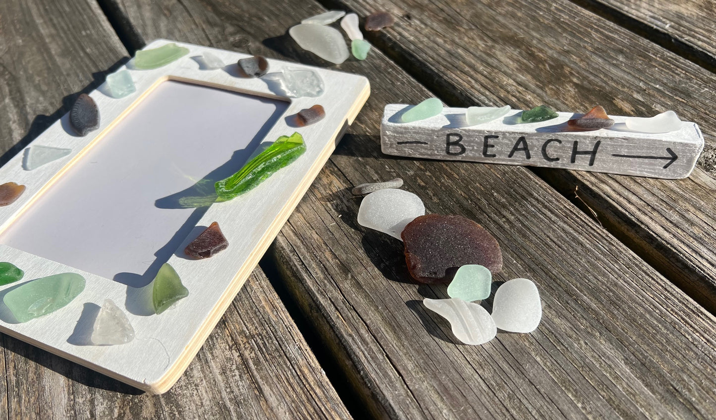 Sea Glass Assortments from the NJ Shore for Crafting or Decorating | 10 Pieces