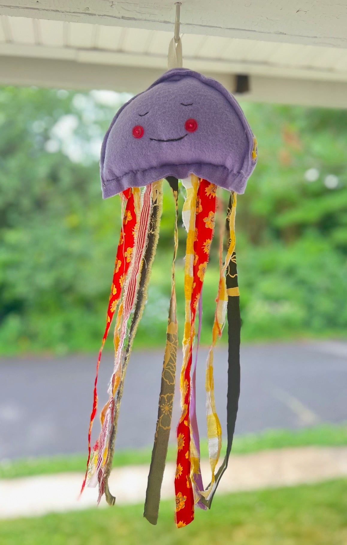 Cute Jellyfish Plush Wall Hanging
