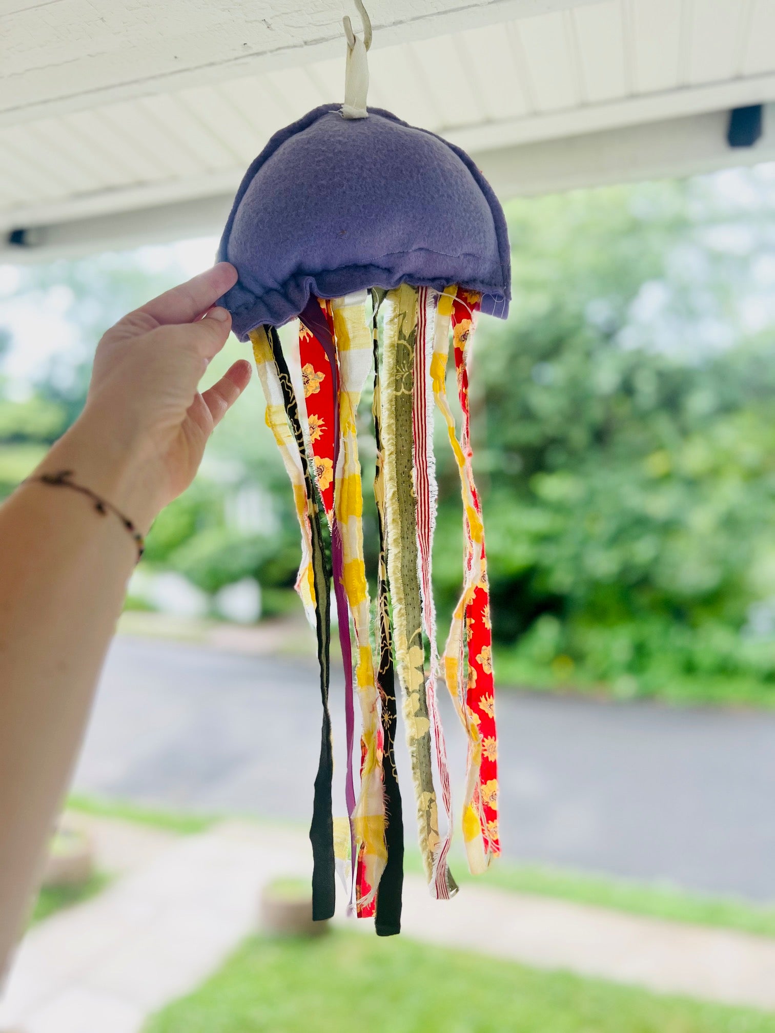 Cute Jellyfish Plush Wall Hanging