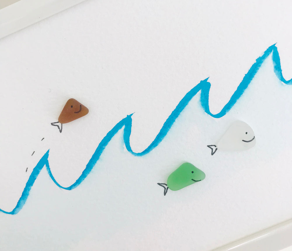 Sea Glass Art by Sook and Hook
