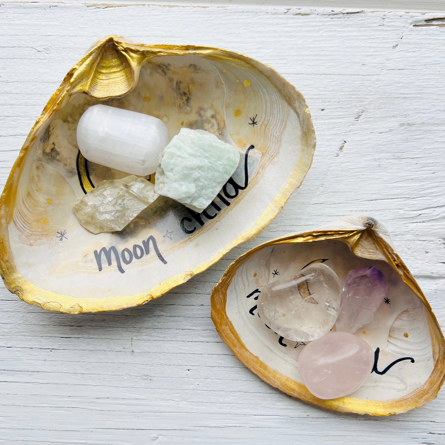 Crystal Clams by Sook & Hook | A Home for your Crystal Collection