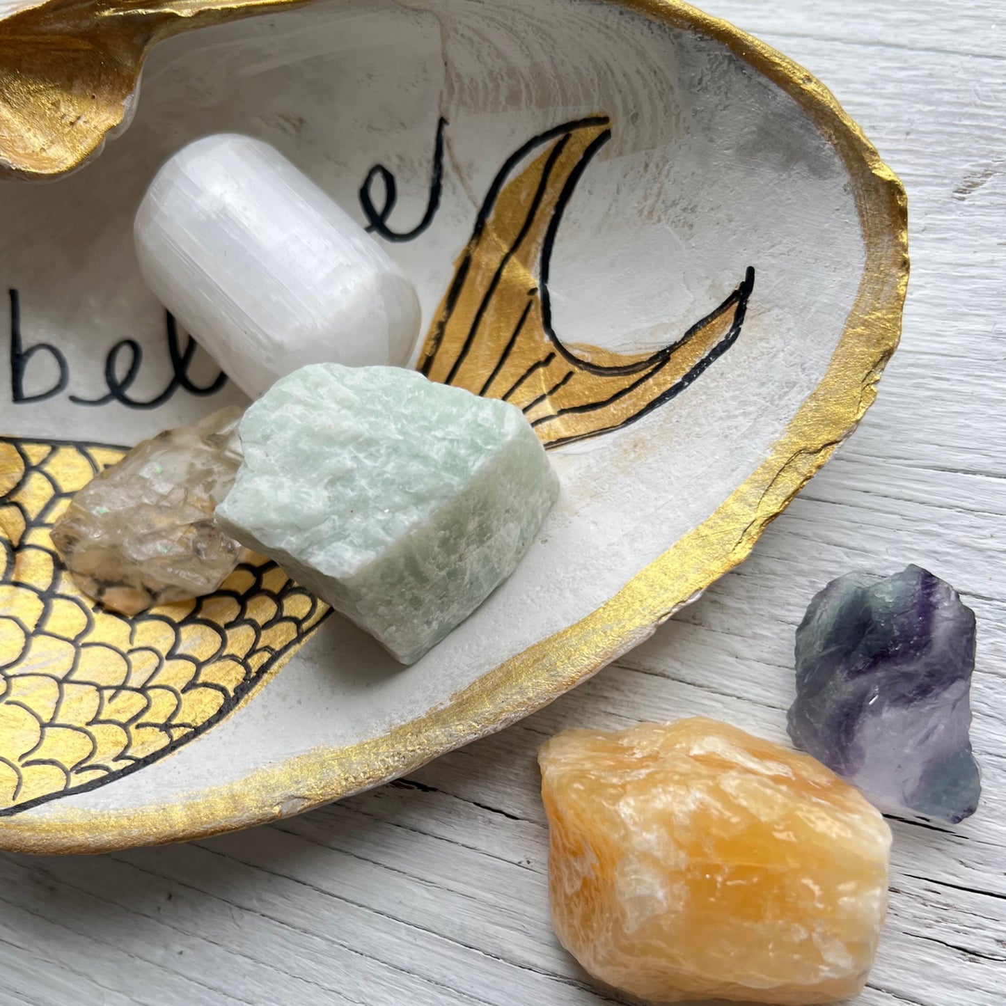 Crystal Clams by Sook & Hook | A Home for your Crystal Collection