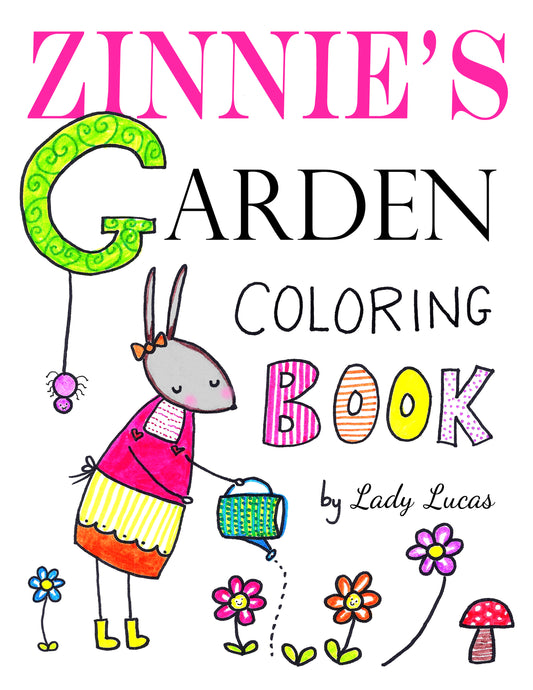 Printable Zinnie's Garden Coloring Book
