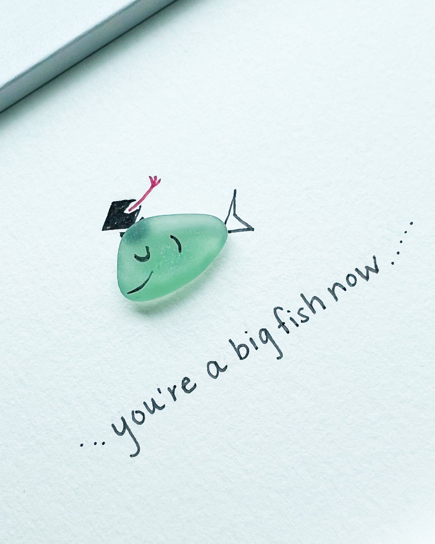 Graduation Fish Sea Glass Art – SookandHook