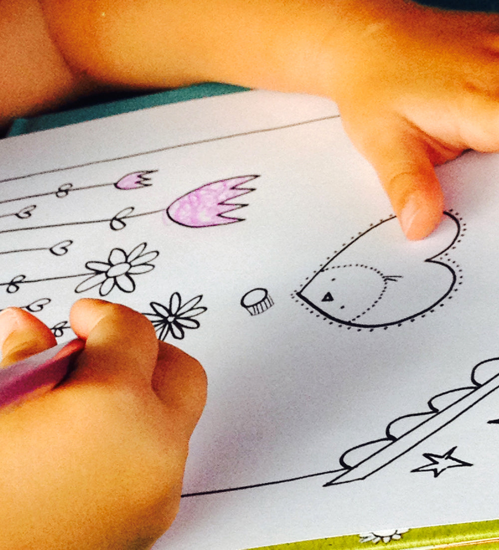 Printable Zinnie's Garden Coloring Book