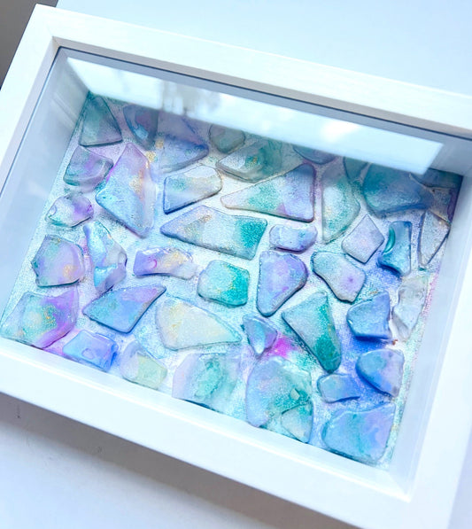 Sea Glass Dreamscape Painting