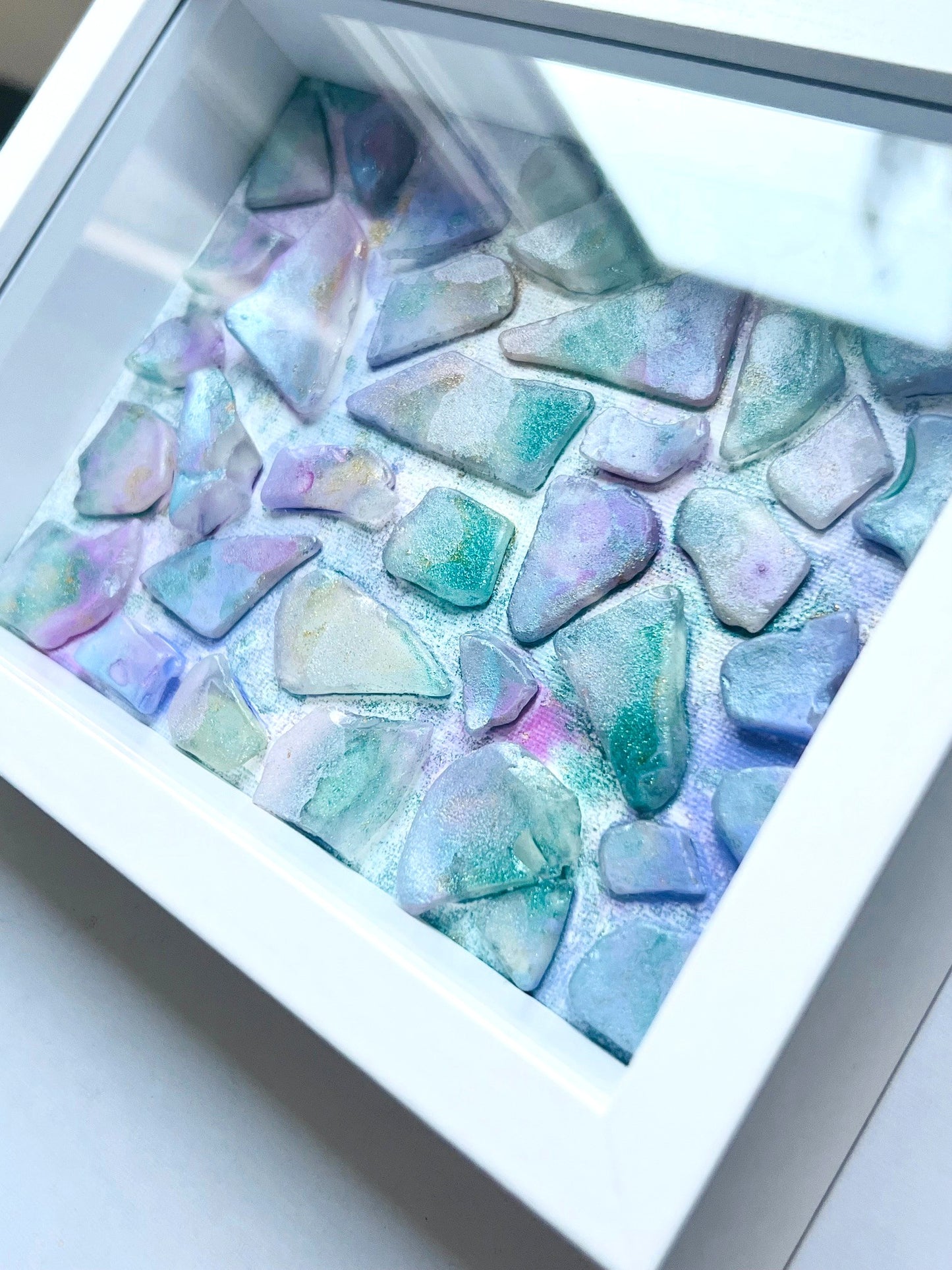 Sea Glass Dreamscape Painting