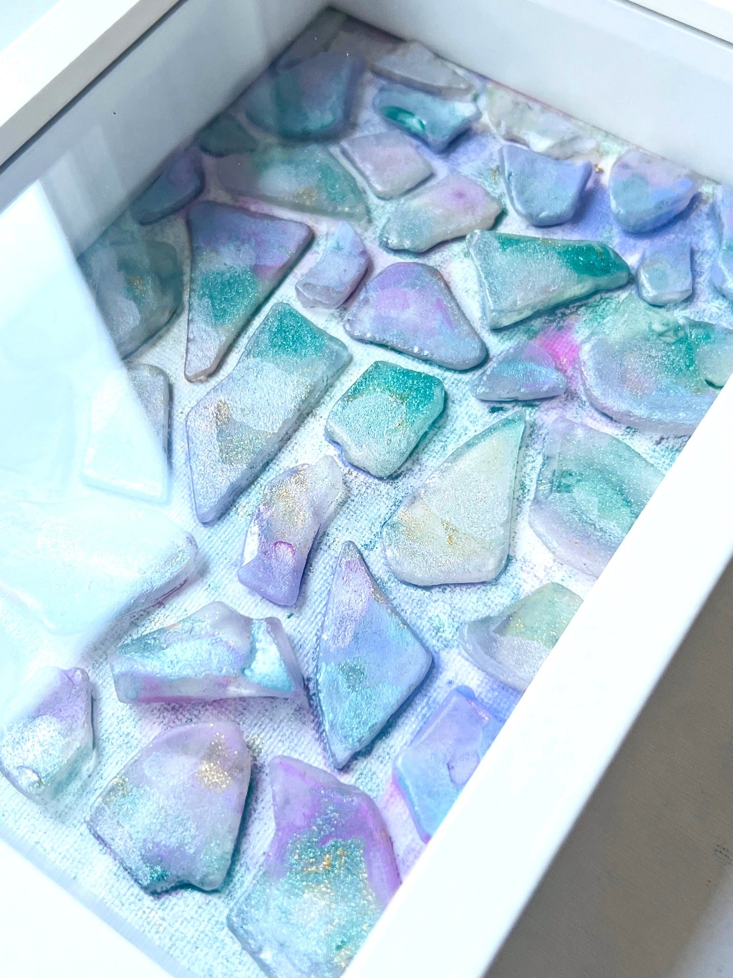 Sea Glass Dreamscape Painting