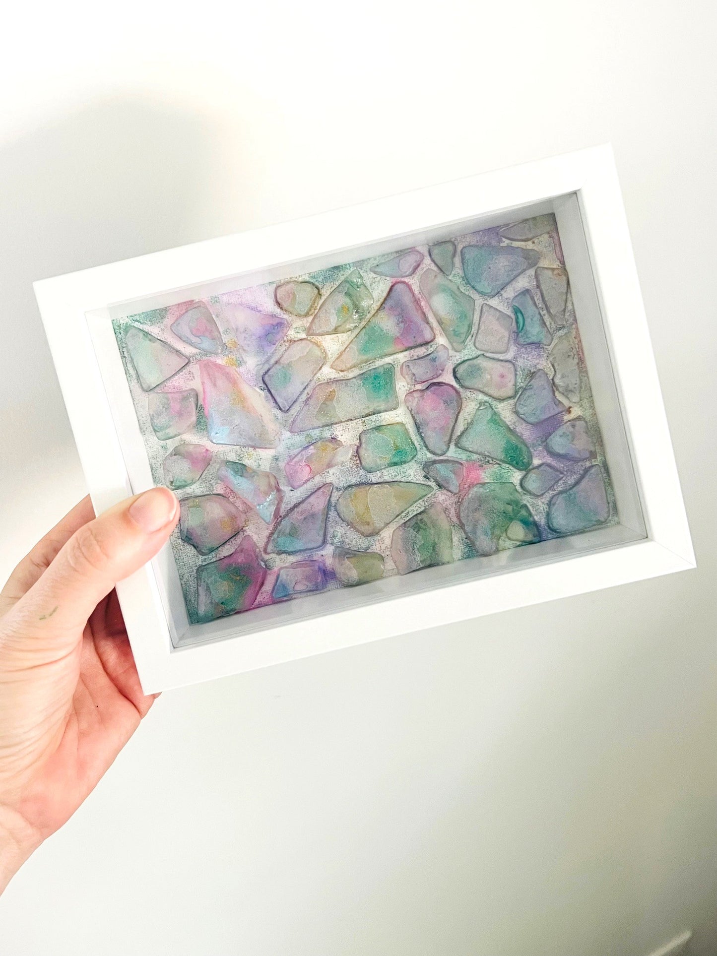 Sea Glass Dreamscape Painting
