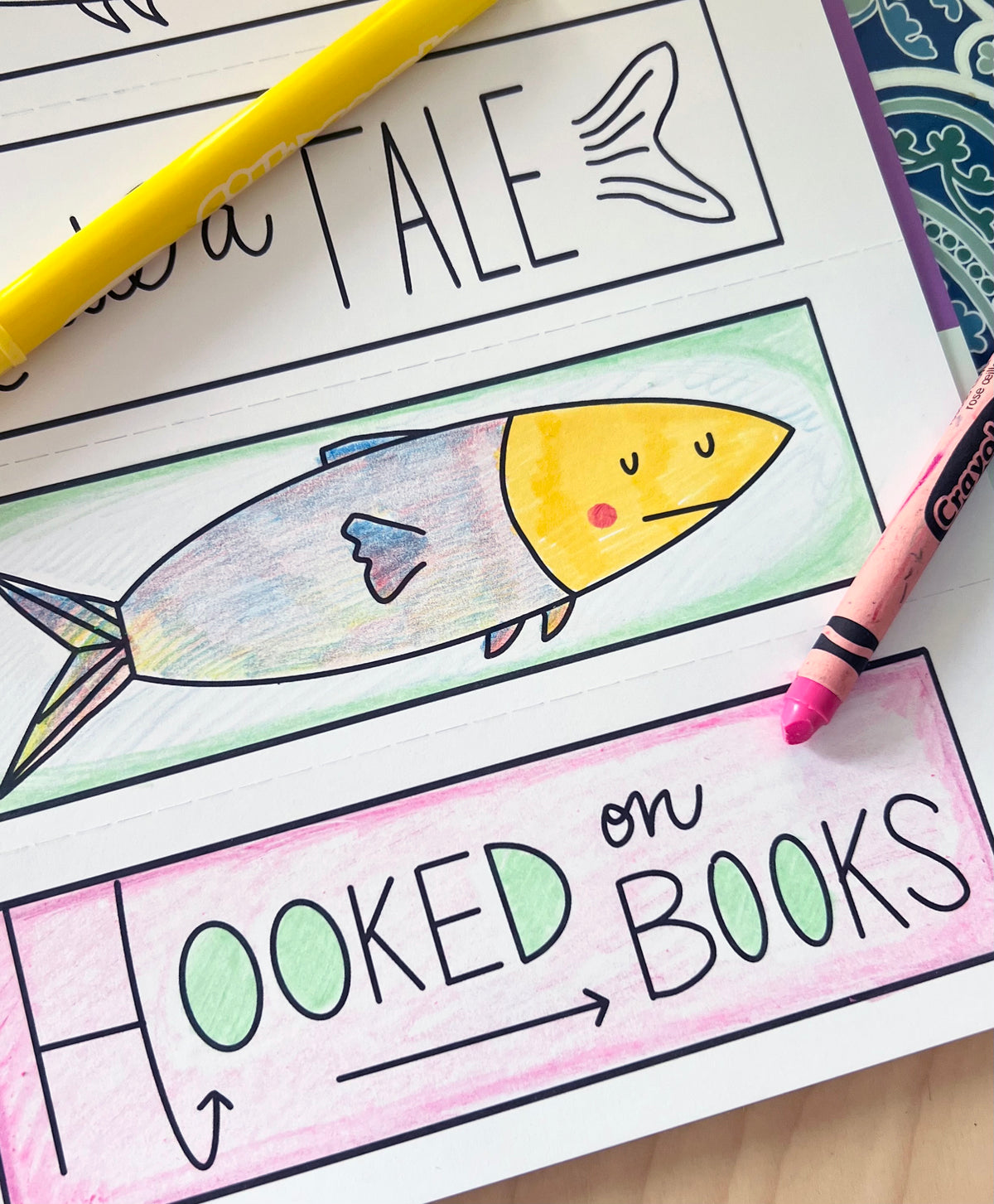 Under the Sea Besties Color & Punch Book | Signed Copy