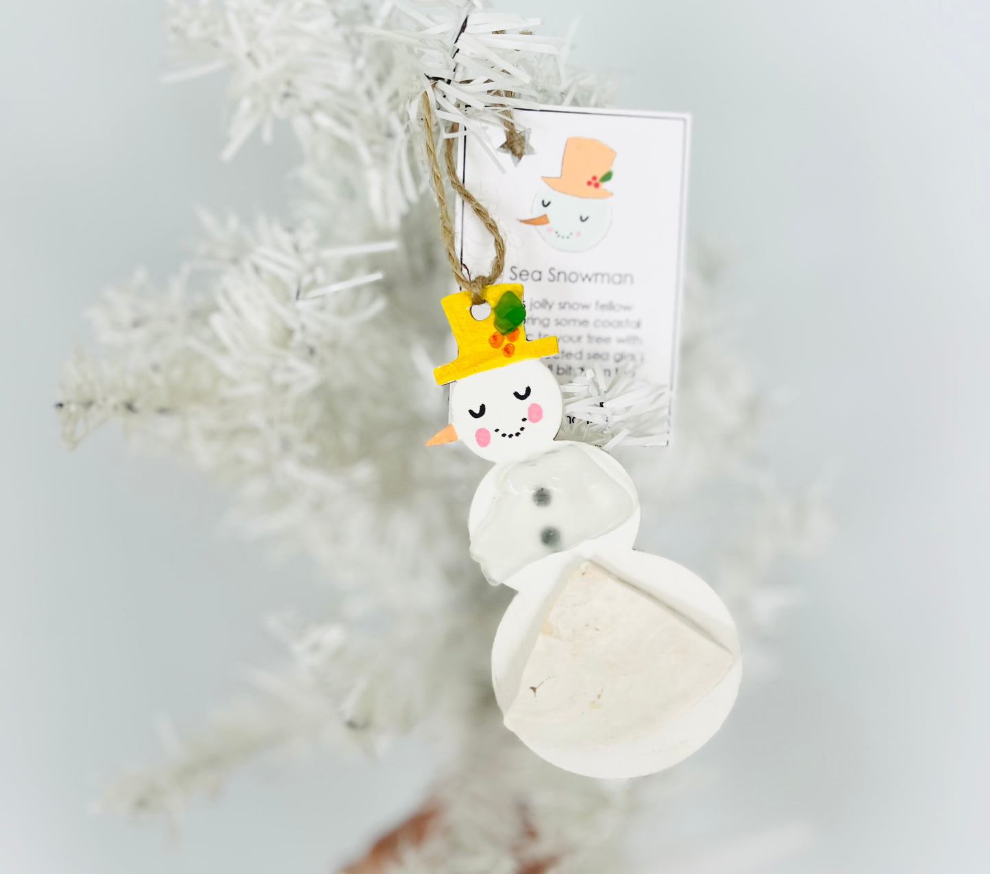 Sea Snowman Christmas Tree Ornament