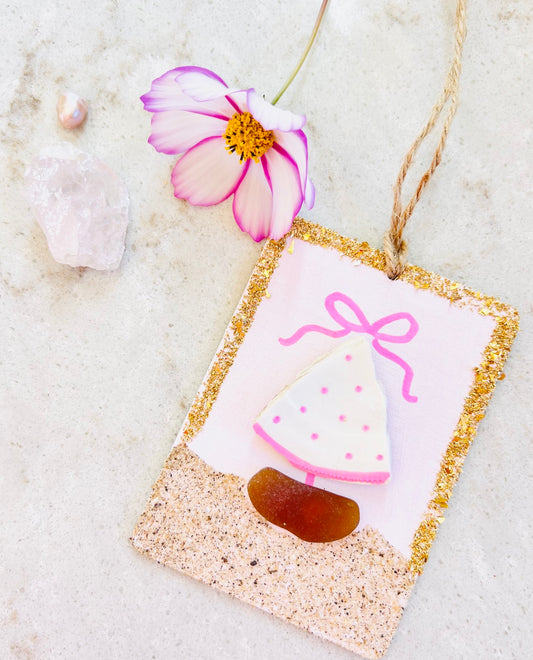 Coquette Sailboat Ornament