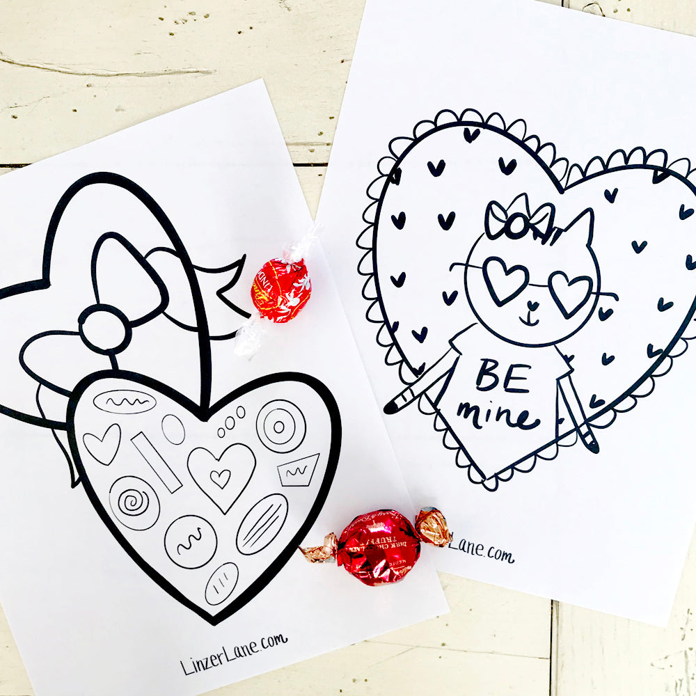 Printable Valentine's Day Coloring Book