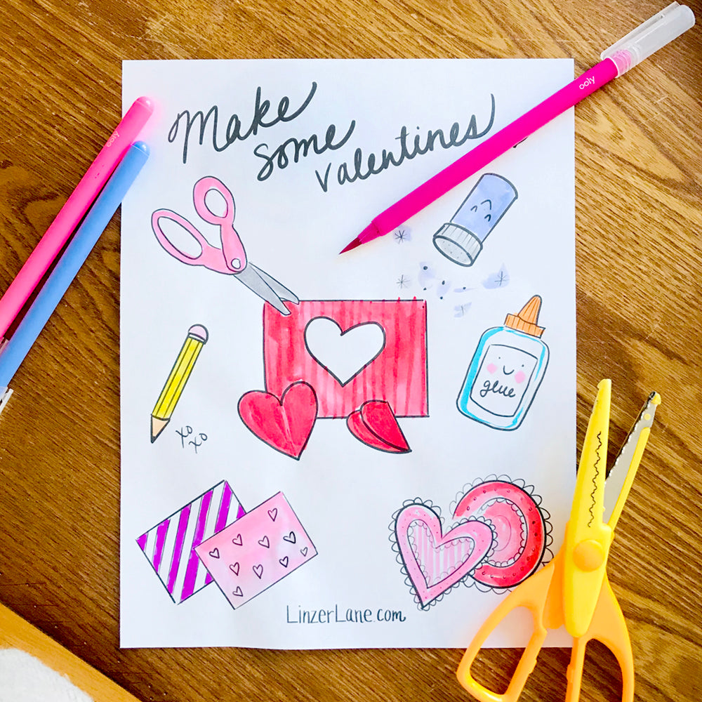 Printable Valentine's Day Coloring Book