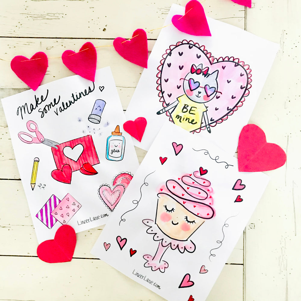 Printable Valentine's Day Coloring Book