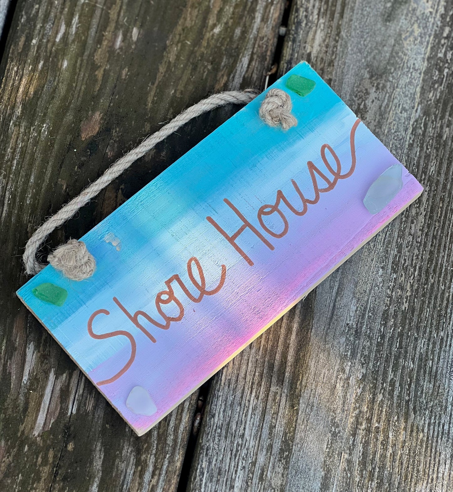 Shore House Small Hanging Sign