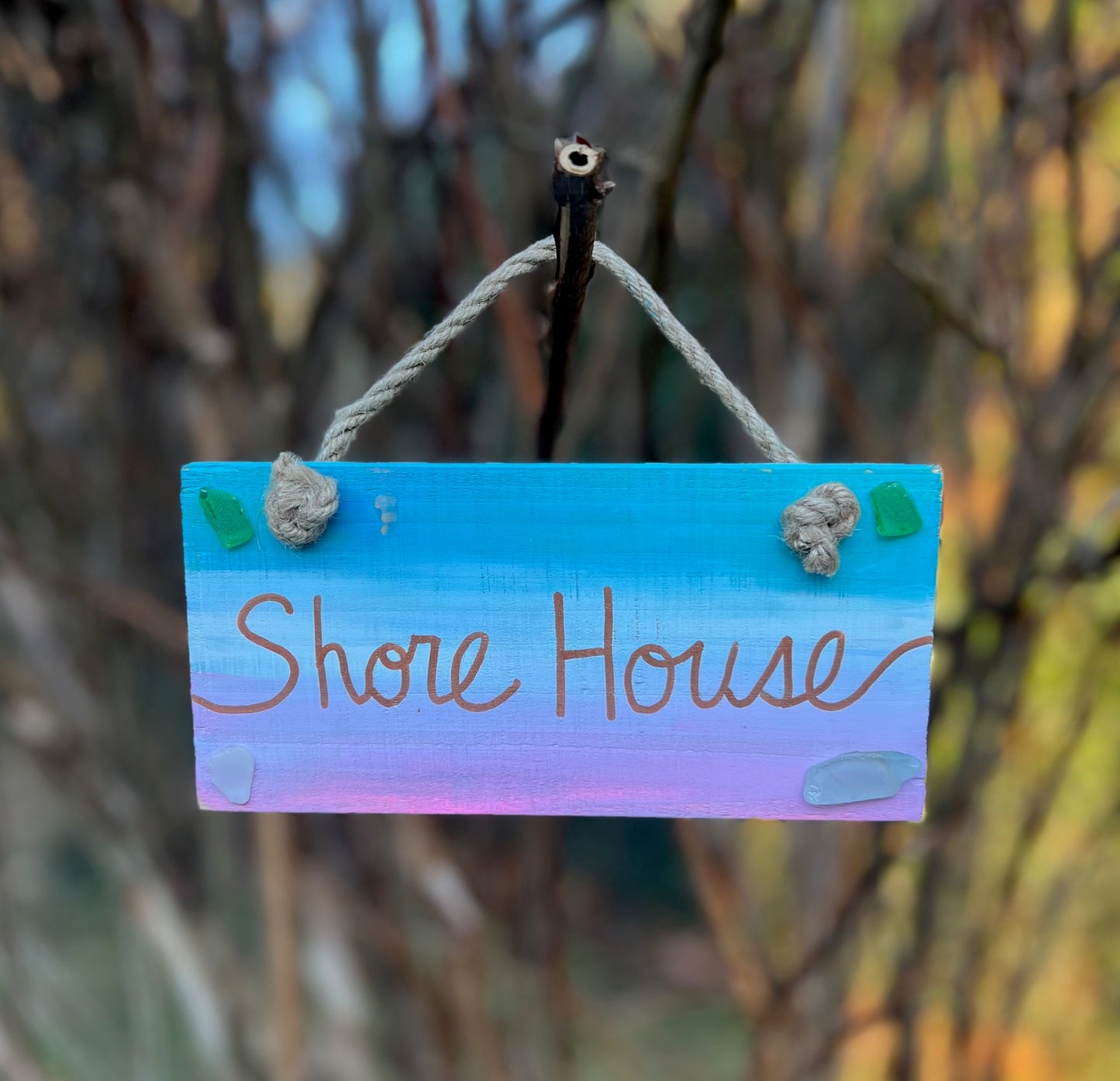 Shore House Small Hanging Sign