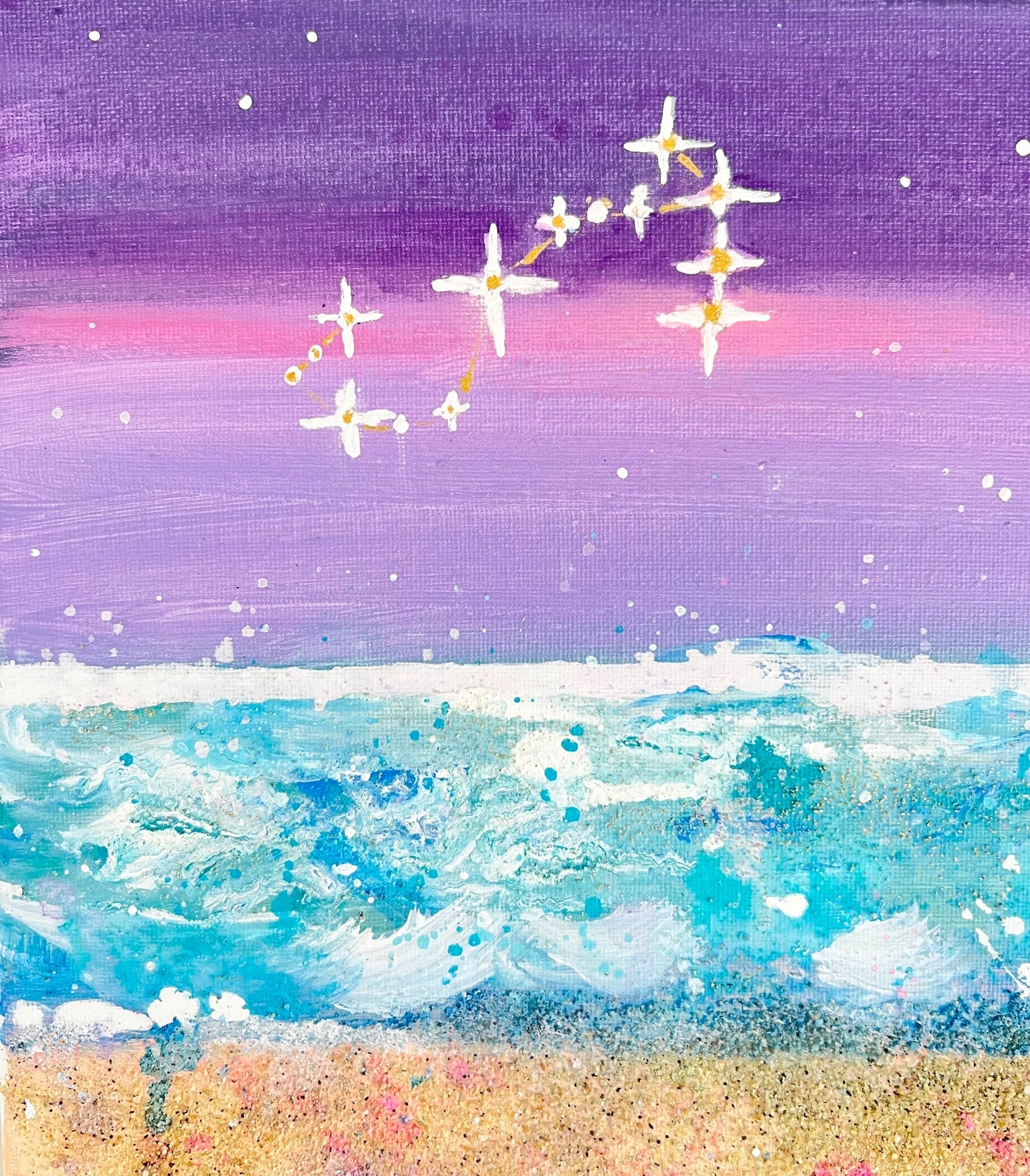 Scorpio in the Stars Dreamscape Painting