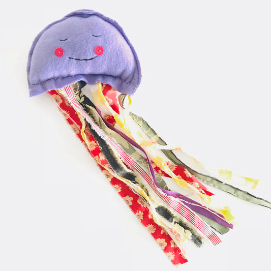 Cute Jellyfish Plush Wall Hanging