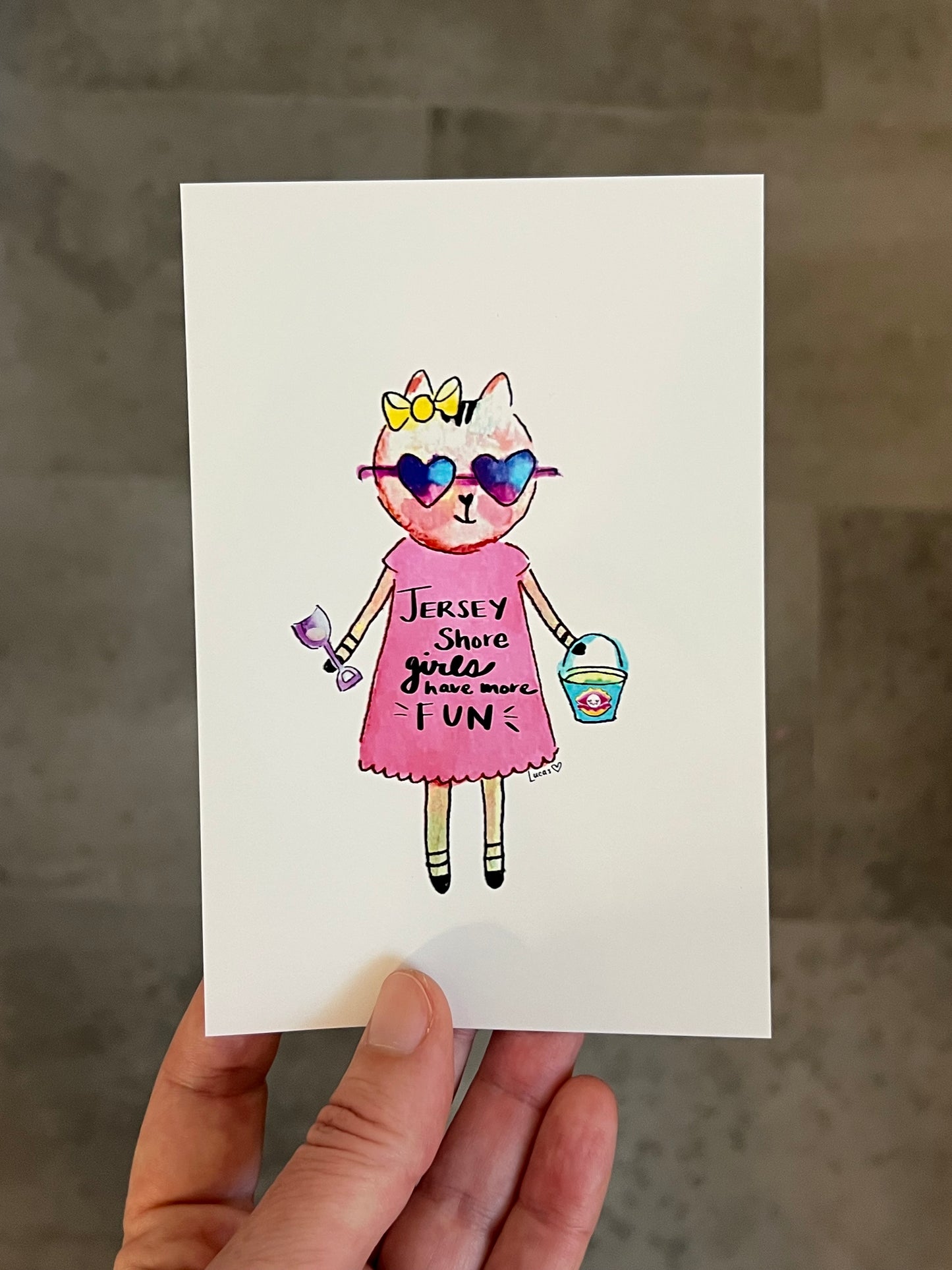 Jersey Shore Girls Have More Fun - 6"x4" Print
