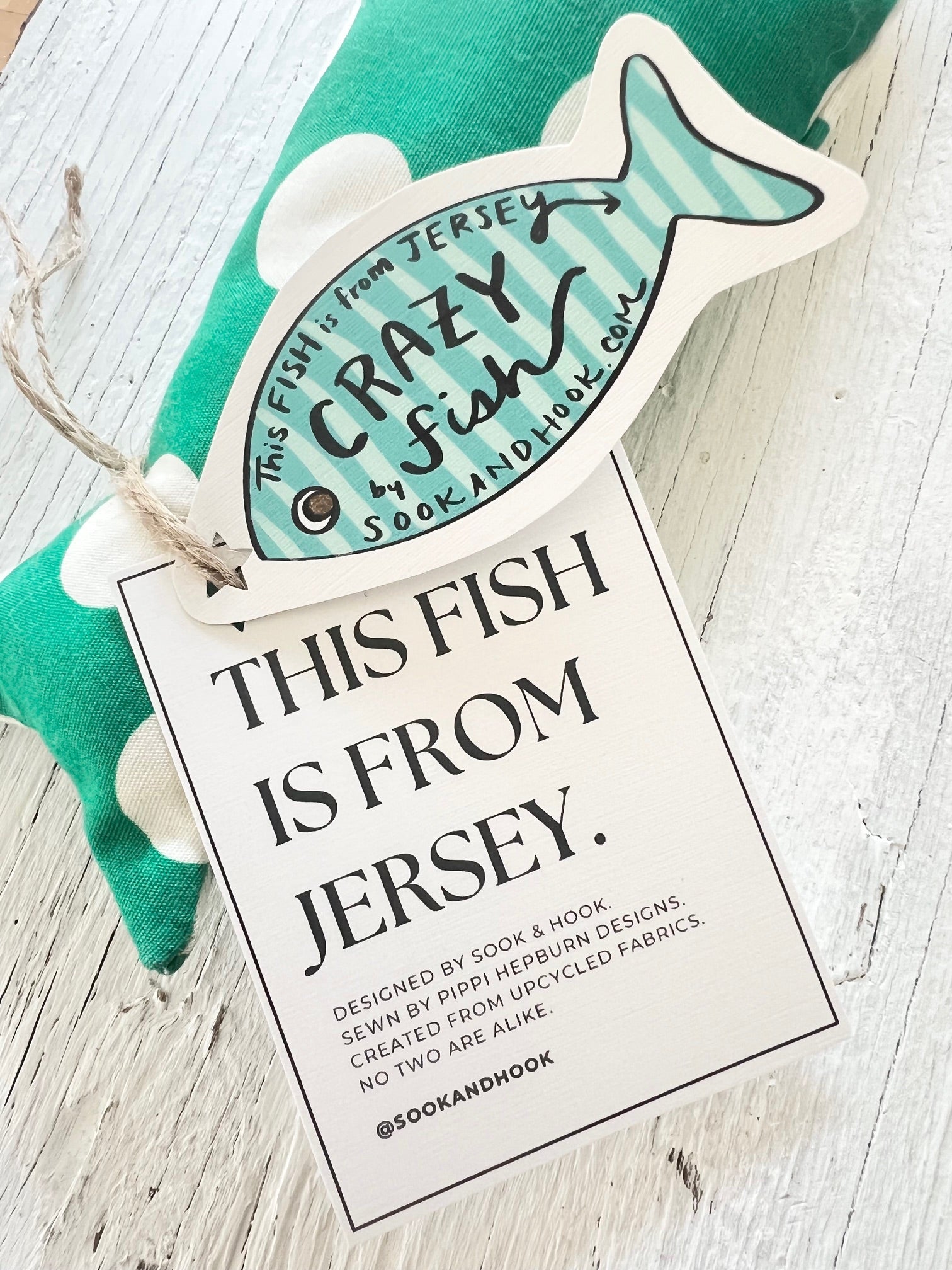 Crazy Fish Handmade Plush | This Fish is from Jersey!