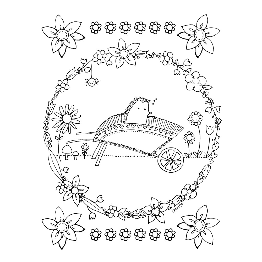 Printable Magical Garden Adult Coloring Book