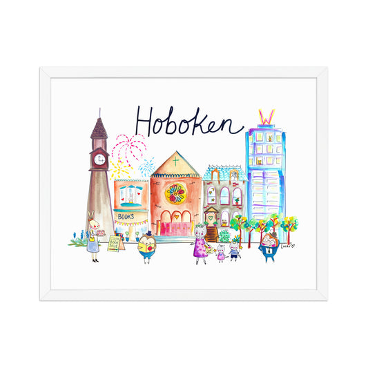 Hoboken Framed Art Print