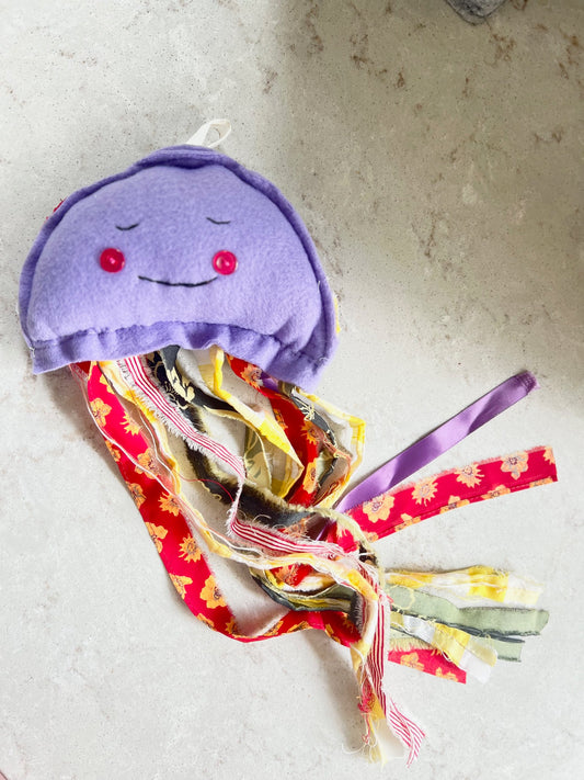 Cute Jellyfish Plush Wall Hanging