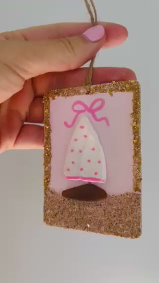 Coquette Sailboat Ornament