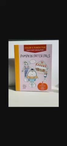Pumpkin Patch Pals Color & Punch Book | Signed Copy