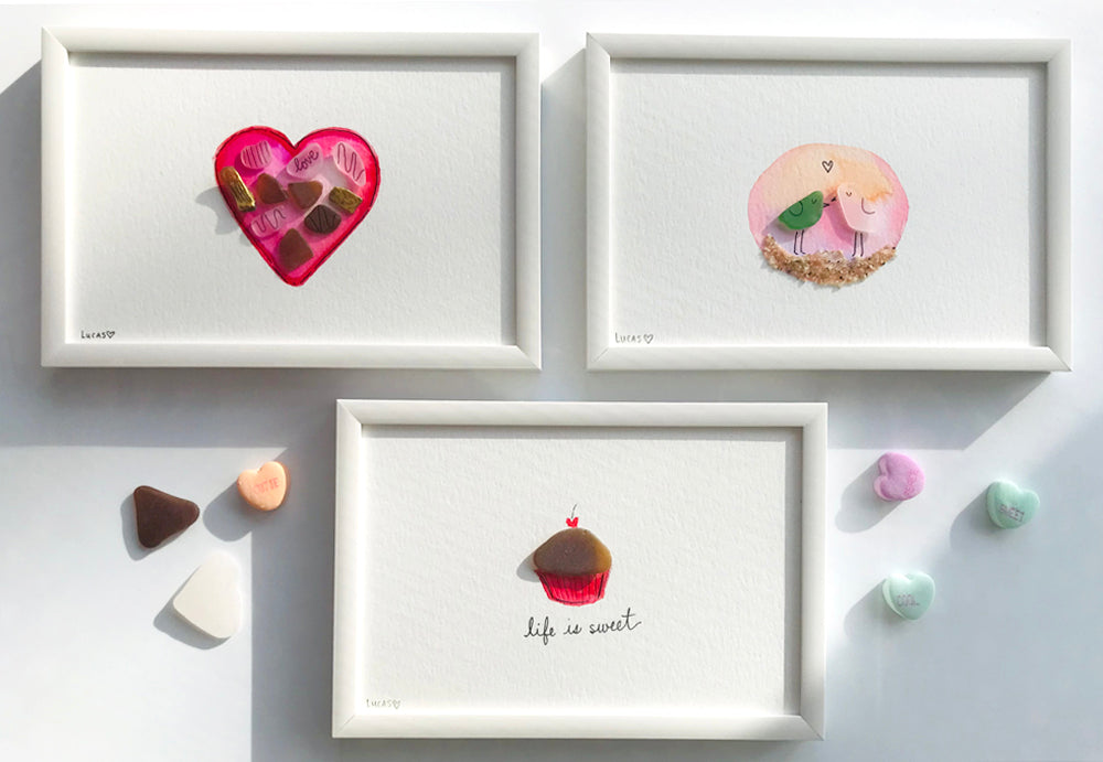 Sea Glass Art by Sook and Hook