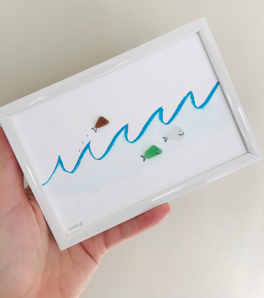 Sea Glass Art by Sook and Hook